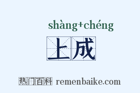 上成是什么意思的图片